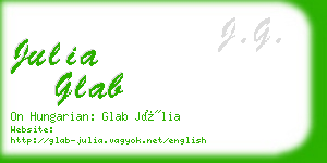 julia glab business card
